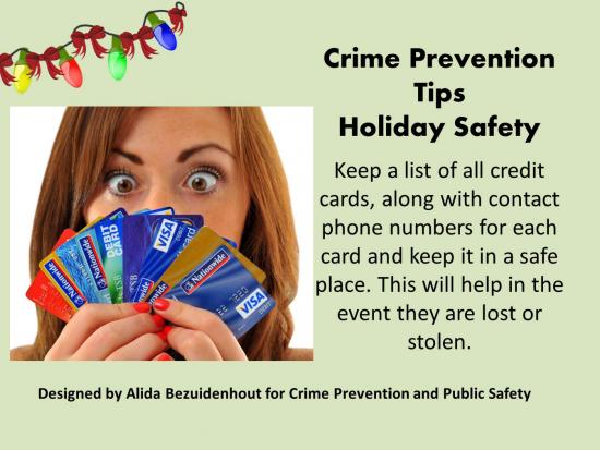 Holiday Safety Tips 7